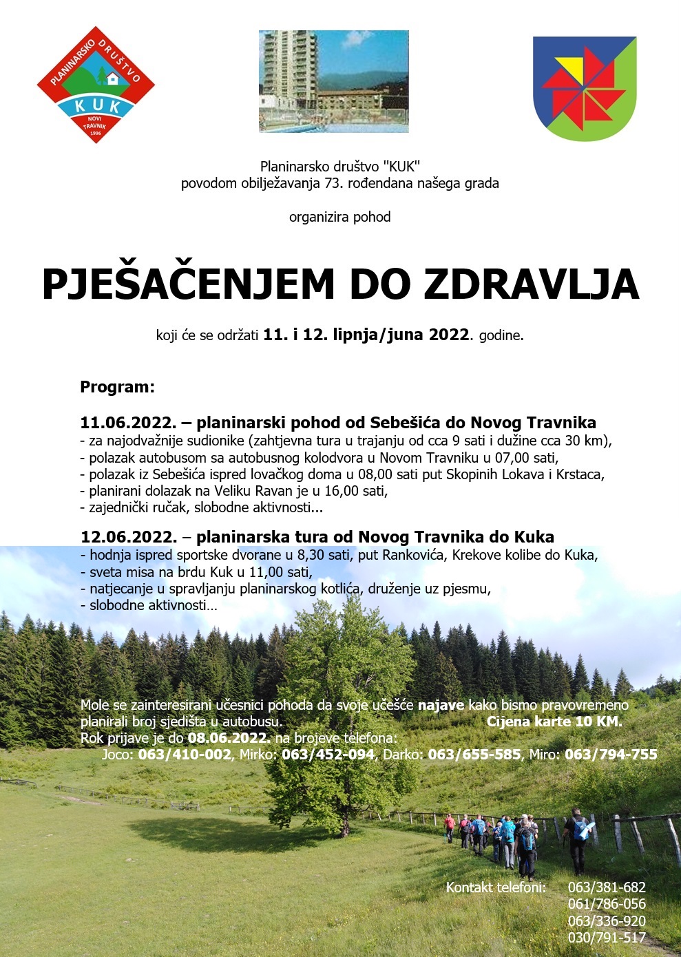 Tradicionalno pješačenje do zdravlja