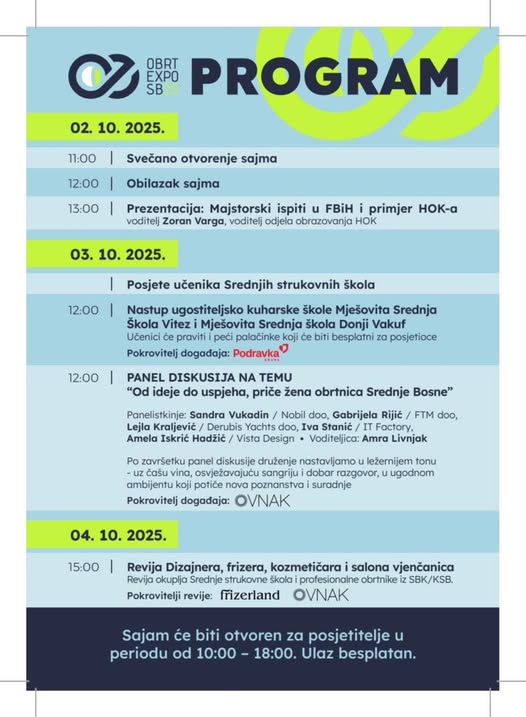 Sajam - Obrt Expo SB '25