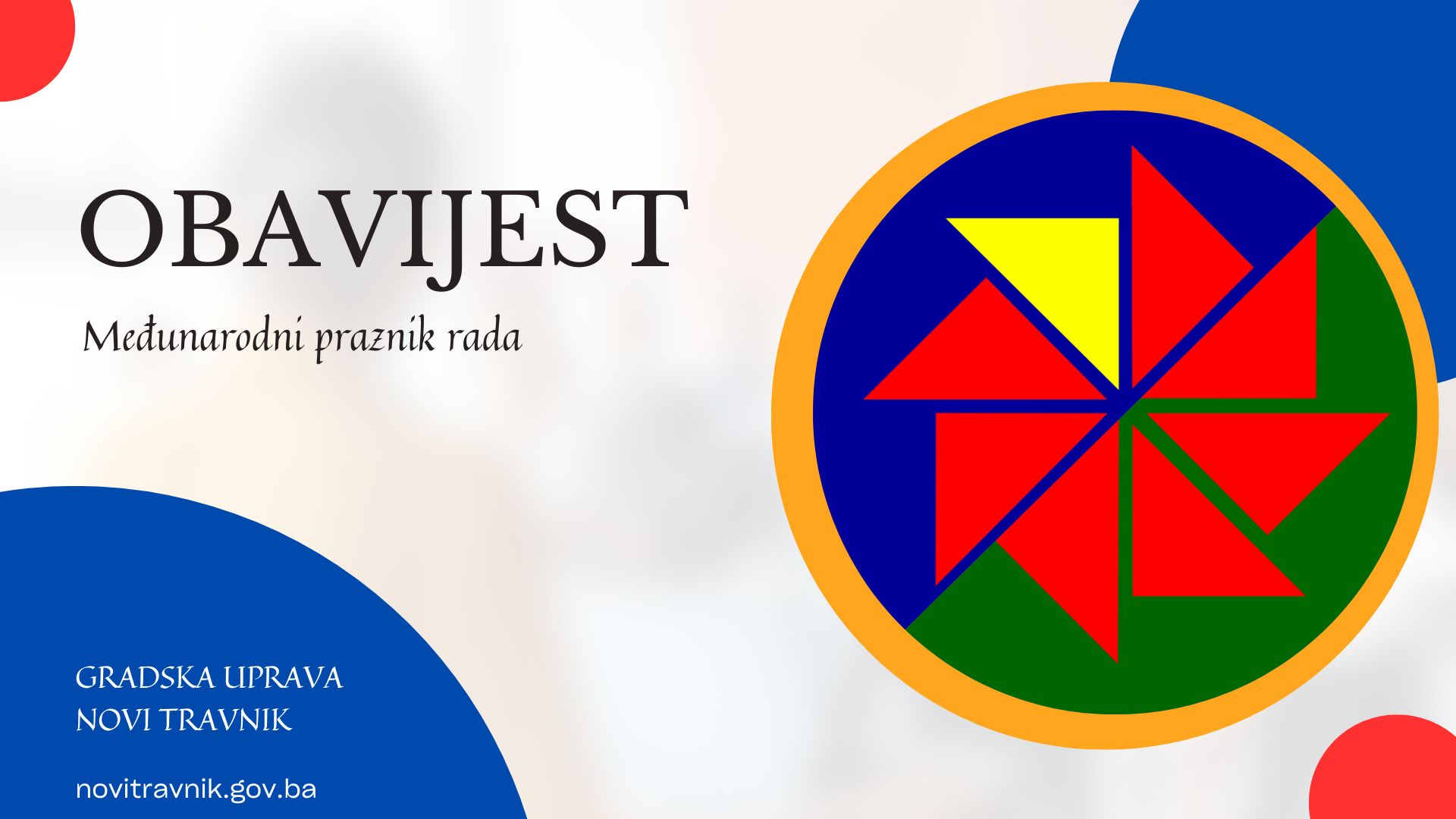 Obavijest o neradnim danima 2025