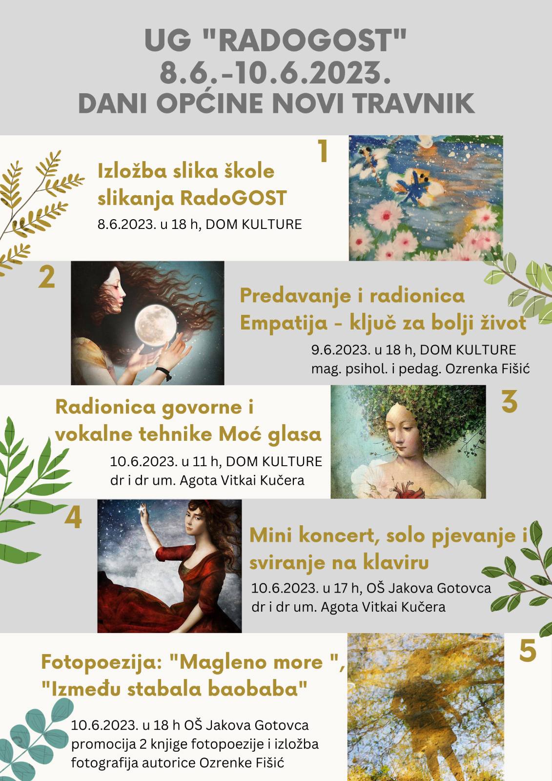 UG "RADOGOST" 8.6.-10.6.2023. DANI OPĆINE NOVI TRAVNIK 