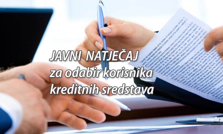 Javni natječaj za kreditna sredstva u 2023. godini